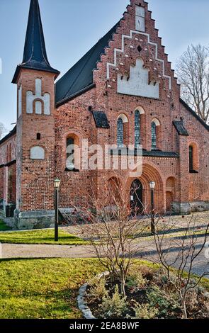 St. Mary's Church (Mariakyrkan) 13th Jahrhundert Kirche, Sigtuna, Stockholm County, Schweden Stockfoto