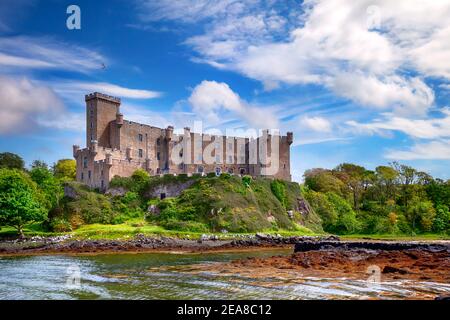 Dunvegan Castle auf der Isle Of Skye, Schottland Stockfoto