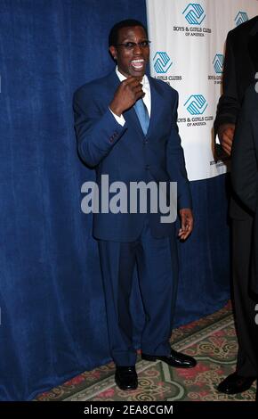 Wesley Snipes besucht die Boys and Girls Clubs of America und ehrt Denzel Washington und Viacom beim Annual President's Dinner im Waldorf Astoria Hotel in New York, NY, USA - 9. Juni 2004. (Im Bild: Wesley Snipes) Foto von Antoine CAU/Abaca Stockfoto