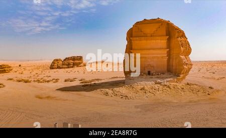 Alula Mada'in Saleh, Al Ula, KSA . altes Dorf Saudi-Arabien Stockfoto