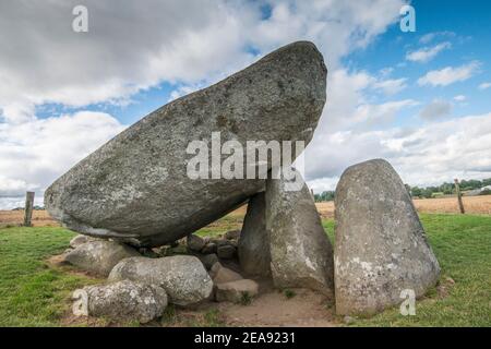 Brownshill Portal Grab in Ballynakillbeg, County Carlow, Irland. Stockfoto