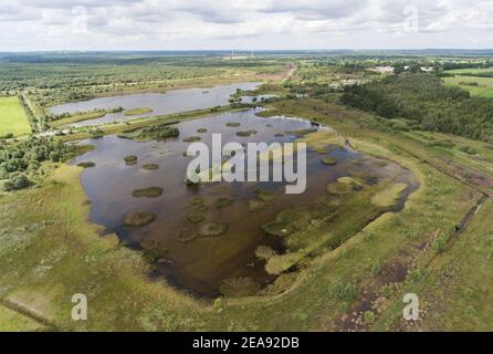 Lough Boora Discovery Parklands in der Grafschaft Offaly, Republik Irland. Stockfoto