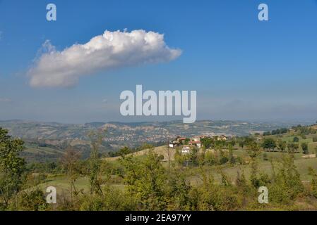 Landschaft in der Nähe von Modena in Italien Stockfoto