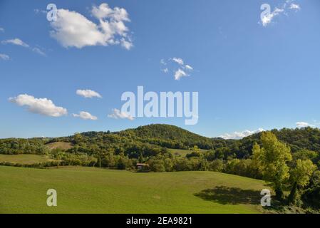 Landschaft in der Nähe von Modena in Italien Stockfoto