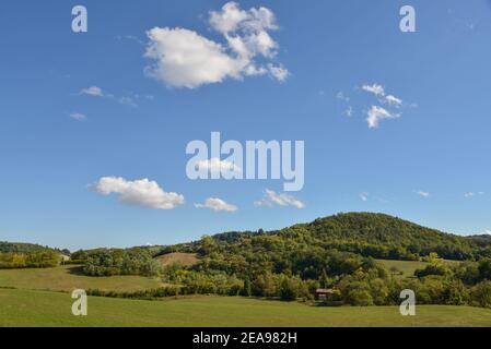 Landschaft in der Nähe von Modena in Italien Stockfoto