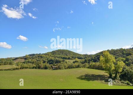 Landschaft in der Nähe von Modena in Italien Stockfoto