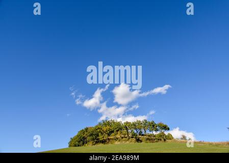 Landschaft in der Nähe von Modena in Italien Stockfoto