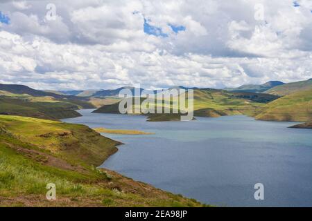 Katse Mutter in Lesotho Stockfoto