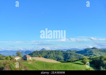 Landschaft in der Nähe von Modena in Italien Stockfoto