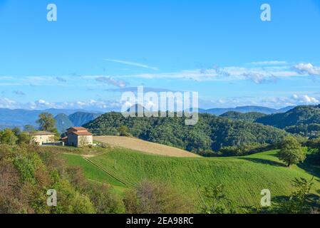 Landschaft in der Nähe von Modena in Italien Stockfoto