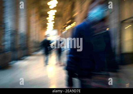 Venerdì 27 novembre, Black Friday 2020, in via del corso Stockfoto