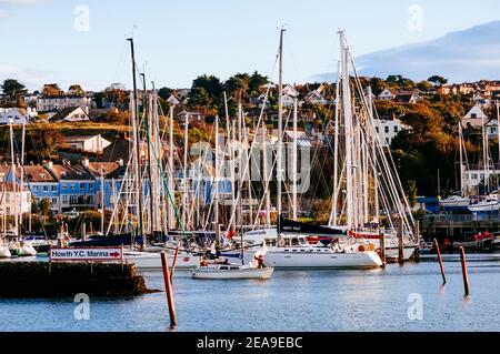 Howth Marina. Howth, County Dublin, Irland, Europa Stockfoto