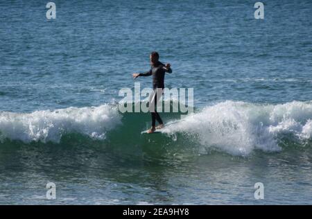 Surfboard Balance Stockfoto