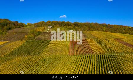 Römische Gräber auf dem Römerberg bei Nehren, Moseltal, Rheinland-Pfalz, Deutschland Stockfoto