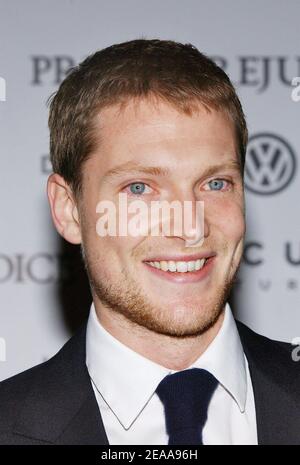 Der britische Schauspieler und Darsteller Simon Woods kommt bei der Premiere von "Pride & Prejudice" am Donnerstag, den 10. November 2005, im Loews Lincoln Square Theater in New York City, NY, USA. Foto von Nicolas Khayat/ABACAPRESS.COM Stockfoto