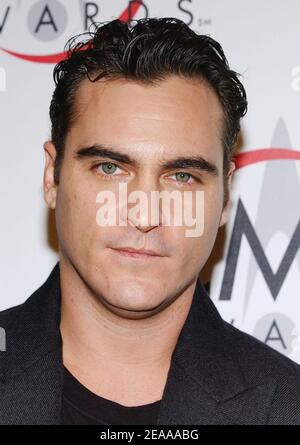 Joaquin Phoenix bei den Annual Country Music Awards 39th, die am 15. November 2005 im Madison Square Garden in New York City, NY, USA, verliehen wurden. Foto von Nicolas Khayat/ABACAPRESS.COM Stockfoto