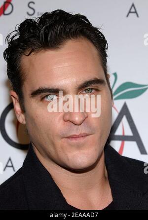 Joaquin Phoenix bei den Annual Country Music Awards 39th, die am 15. November 2005 im Madison Square Garden in New York City, NY, USA, verliehen wurden. Foto von Nicolas Khayat/ABACAPRESS.COM Stockfoto