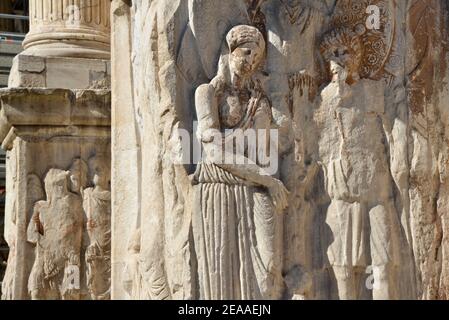 Bogen von Constantino oder Arco di Constantino in Rom, Italien Stockfoto