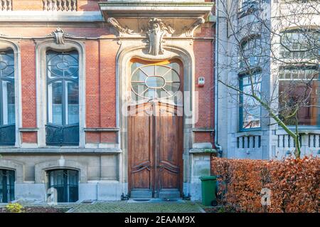 Jugendstil aus Antwerpen Stockfoto