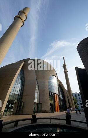 Deutschland, Nordrhein-Westfalen, Köln, Köln-Ehrenfeld, DITIB-Zentralmoschee Stockfoto