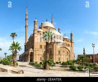 Die Große Moschee von Muhammad Ali Pascha in Kairo Ägypten Stockfoto