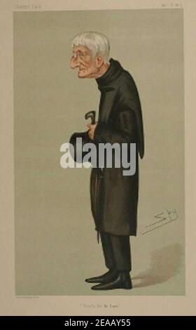 John Henry Newman Vanity Fair 1877-01-20. Stockfoto