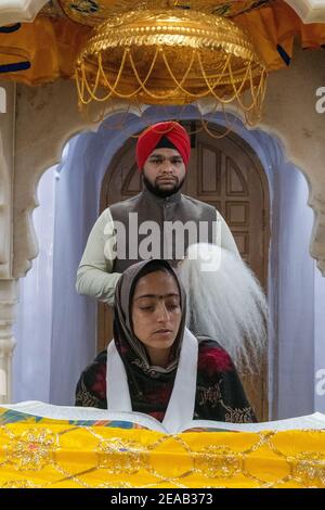 Gurdwara Janam Asthan, Nankana Sahib, Punjab, Pakistan Stockfoto