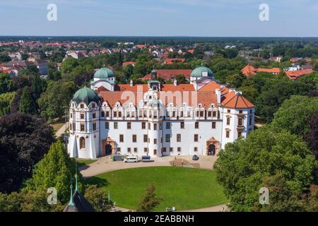 Herzogsburg, Celle, Lüneburger Heide, Niedersachsen, Deutschland, Europa Stockfoto