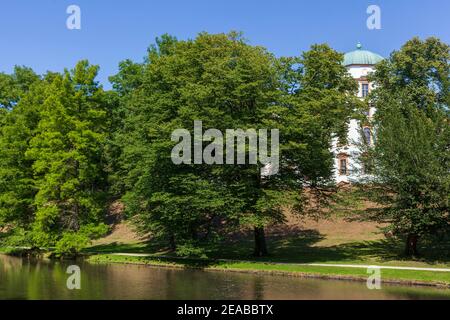 Herzogsburg, Celle, Lüneburger Heide, Niedersachsen, Deutschland, Europa Stockfoto