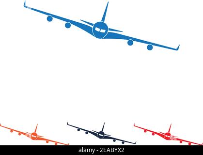 Flugzeug Logo Vorlage Vektor Illustration Symbol designPlane Symbol Vektor. Stock Vektor