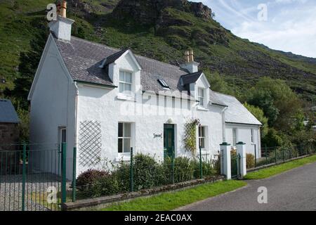 Landhaus in den schottischen Highlands Stockfoto