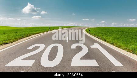 Weg zum neuen Jahr 2021