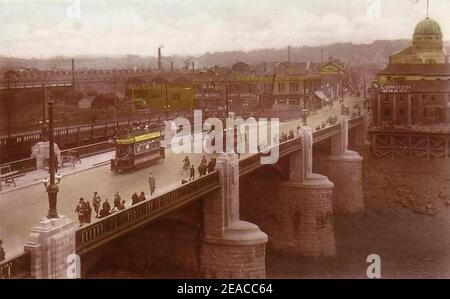 Newport Bridge 1927. Stockfoto