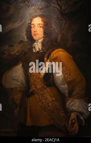 England, Kent, Sevenoaks, Knole House, Portrait of James Cranfield (1621-1651), Earl of Middlesex Stockfoto
