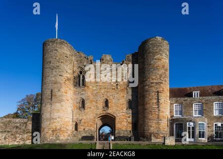 England, Kent, Tonbridge, Tonbridge Castle Gatehouse Stockfoto