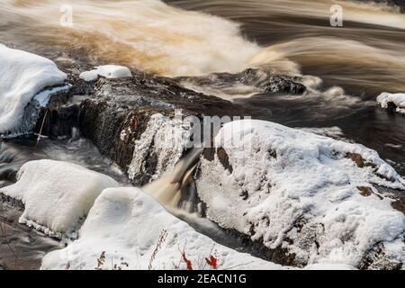 Cordova Falls Conservation Area Crowe River Cordova Lake Peterborough County Ontario, Kanada Stockfoto