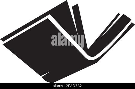 Buch Logo Symbol Design Vektor Illustration Vorlage Stock Vektor