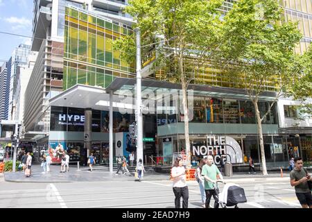 World Square gemischte Nutzung Entwicklung von Geschäften und Büros in Stadtzentrum von Sydney, NSW, Australien Stockfoto