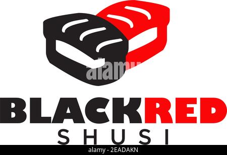 Sushi Restaurant Logo Design Vektor Vorlage Stock Vektor