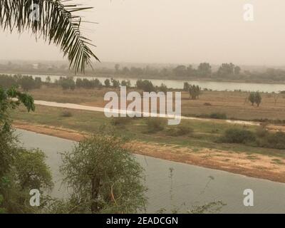 Niger River in Niamey 2015. Stockfoto
