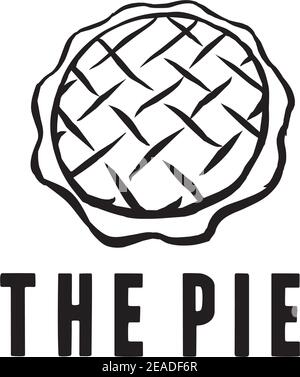 Vorlage für Vektorgrafik für das PIE-Logo-Symbol Stock Vektor