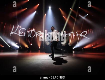 Kendrick Lamar beim iTunes Festival 2013 Stockfoto