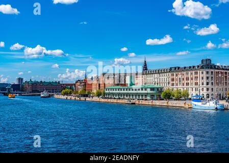 Blick auf das ehemalige Zollhaus und Fährterminal The Standard im Zentrum von Kopenhagen, Dänemark. Stockfoto