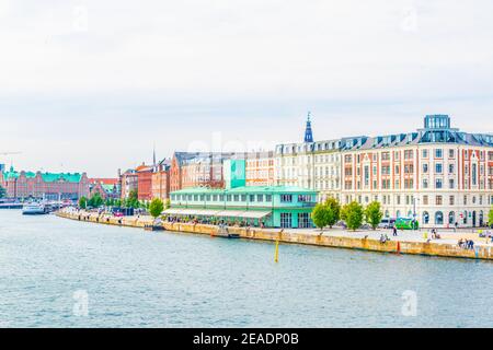 Blick auf das ehemalige Zollhaus und Fährterminal The Standard im Zentrum von Kopenhagen, Dänemark. Stockfoto