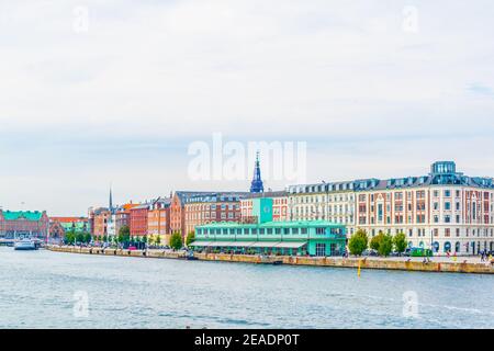 Blick auf das ehemalige Zollhaus und Fährterminal The Standard im Zentrum von Kopenhagen, Dänemark. Stockfoto