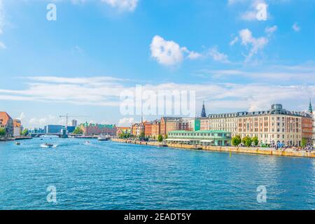 Blick auf das ehemalige Zollhaus und Fährterminal The Standard im Zentrum von Kopenhagen, Dänemark. Stockfoto