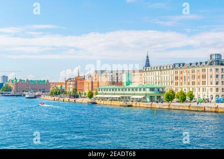 Blick auf das ehemalige Zollhaus und Fährterminal The Standard im Zentrum von Kopenhagen, Dänemark. Stockfoto