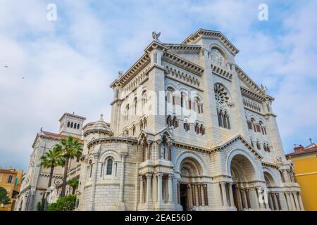 St. Nikolaus Kathedrale in Monaco Stockfoto