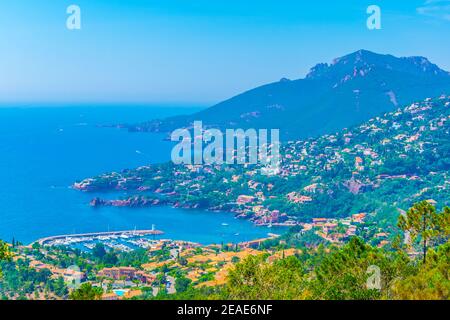 Le Trayas Superieur am esterel-Massiv in Frankreich Stockfoto