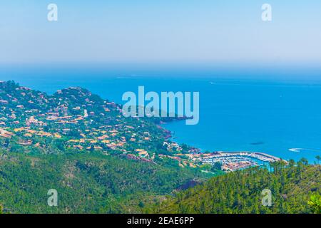 Le Trayas Superieur am esterel-Massiv in Frankreich Stockfoto